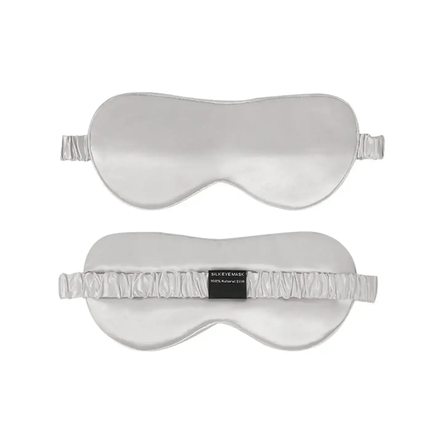Heavy shiny silk eye mask