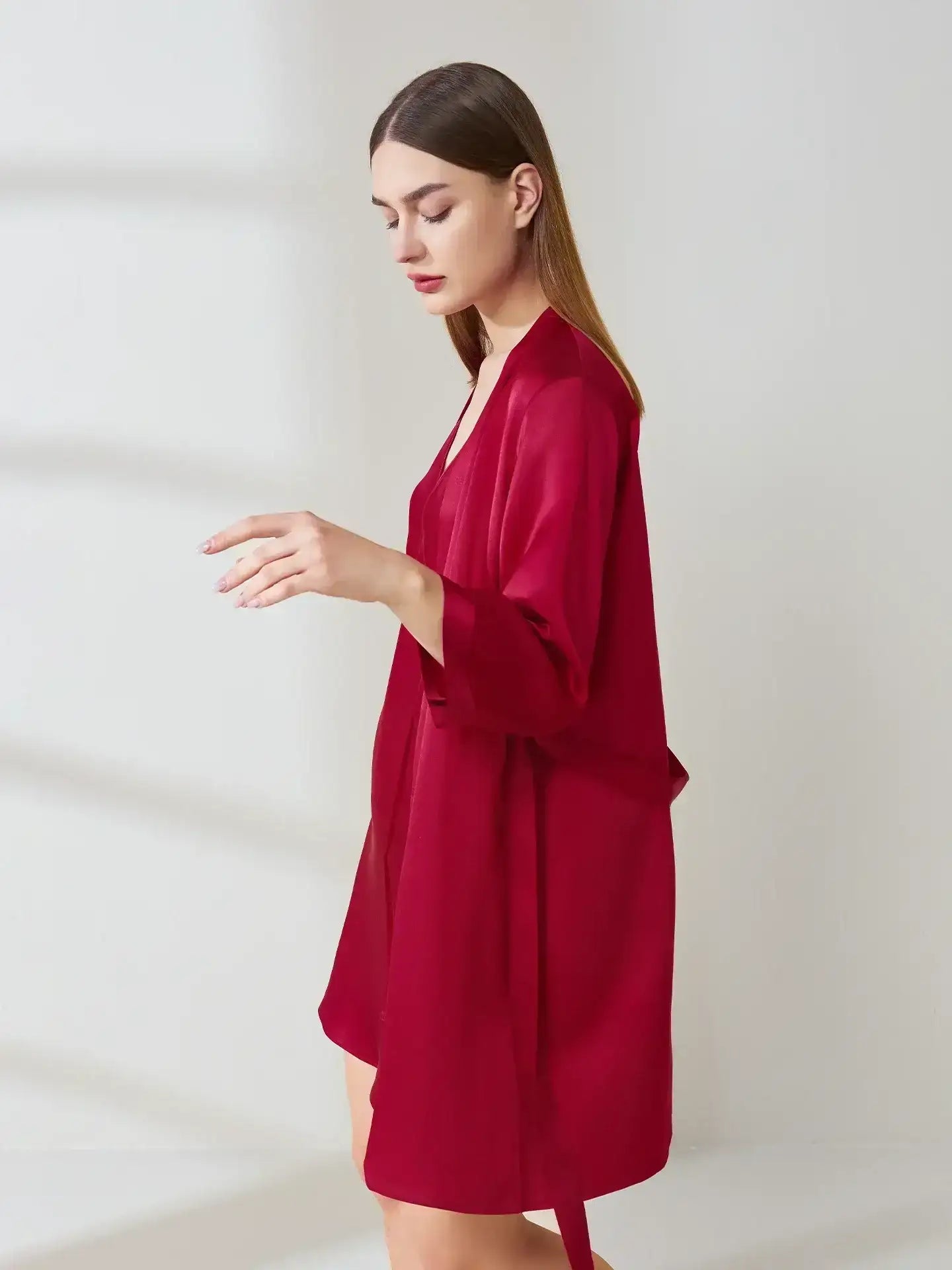 Silk Lounge Set ¨C Soft Camisole & Cozy Robe for Everyday Luxury - JANCESILK