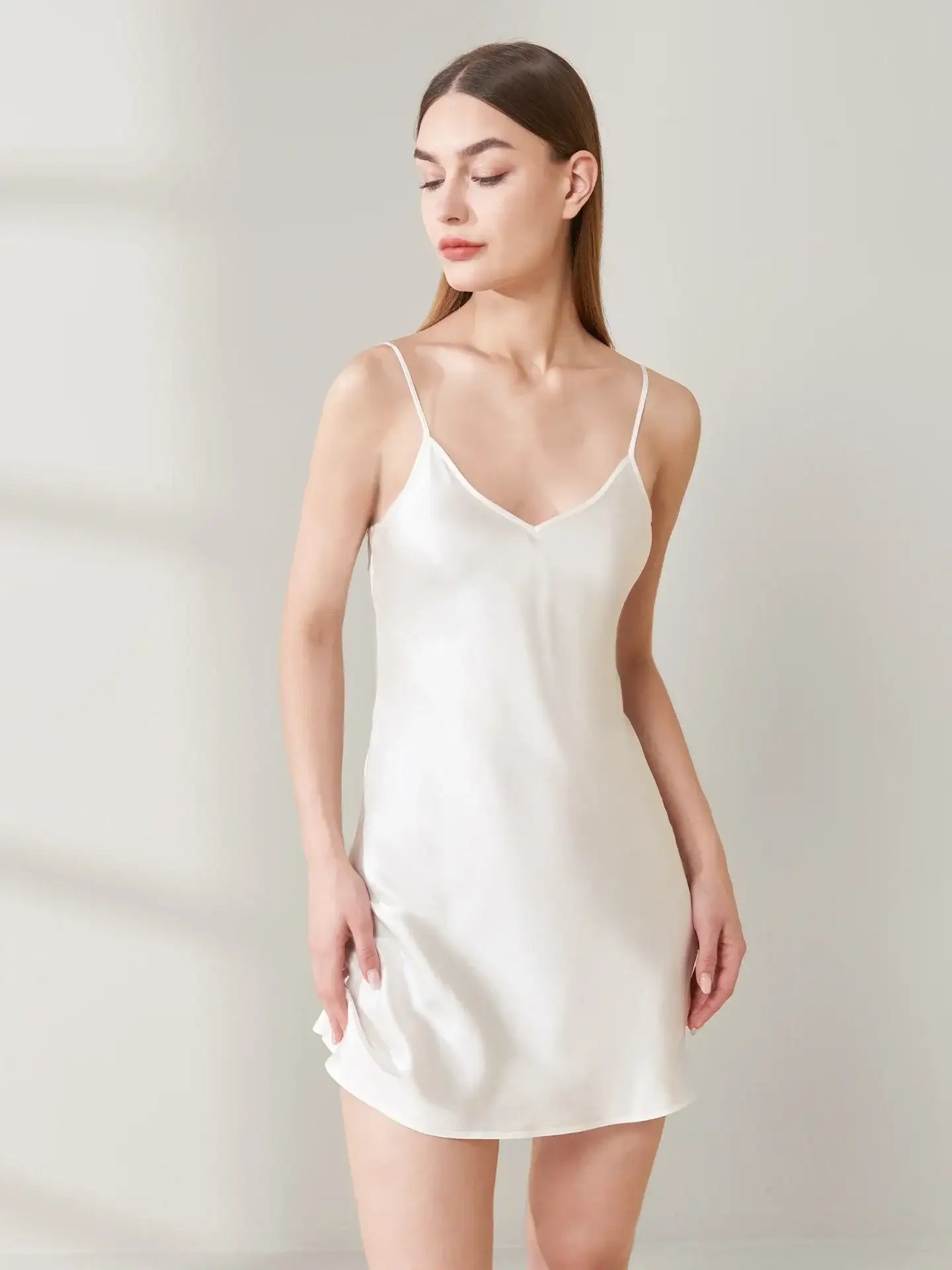 Silk Lounge Set ¨C Soft Camisole & Cozy Robe for Everyday Luxury