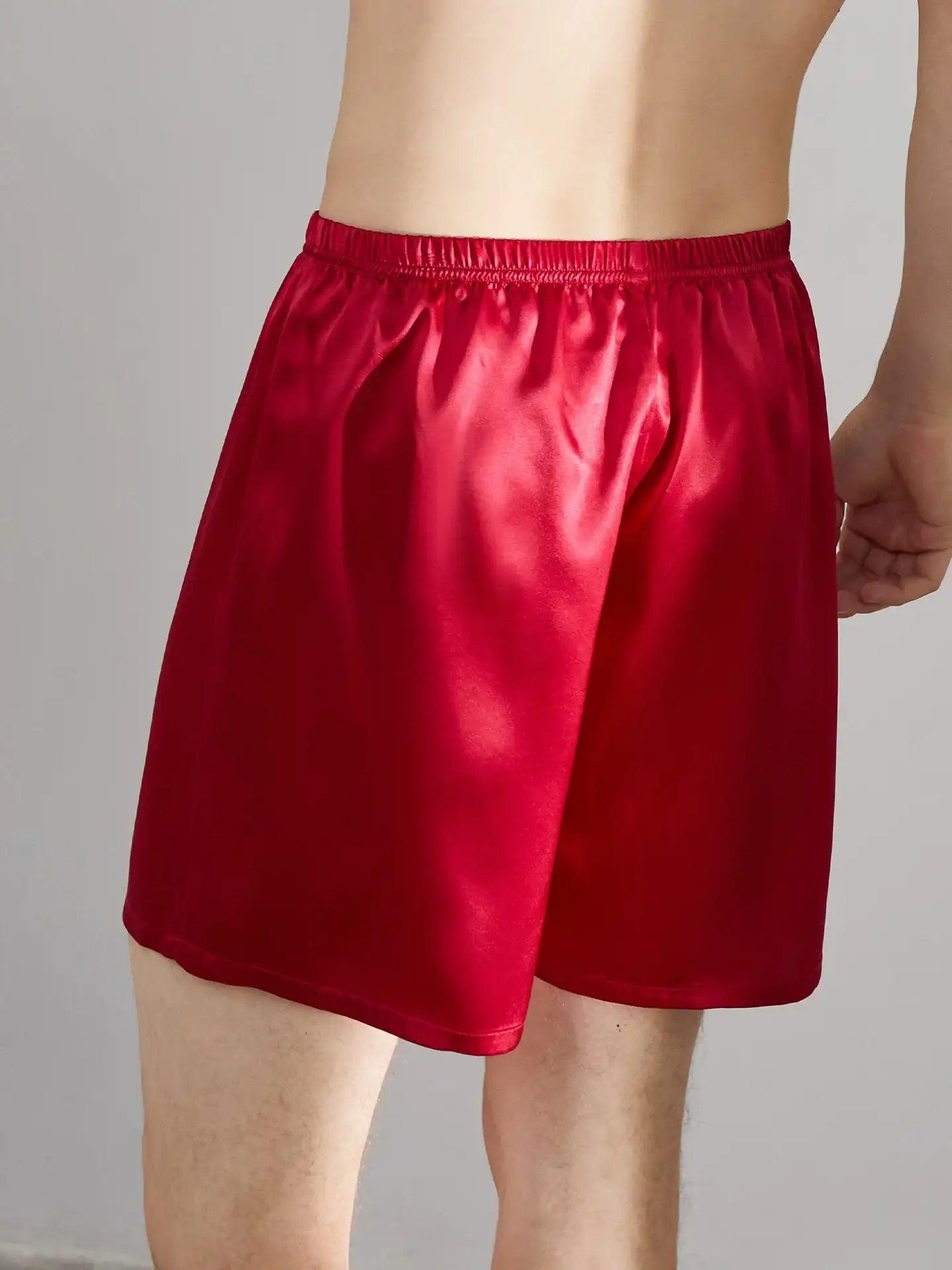 Men's silk shorts