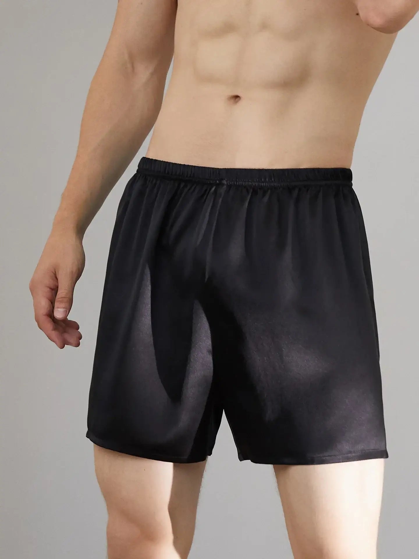 Men's silk shorts