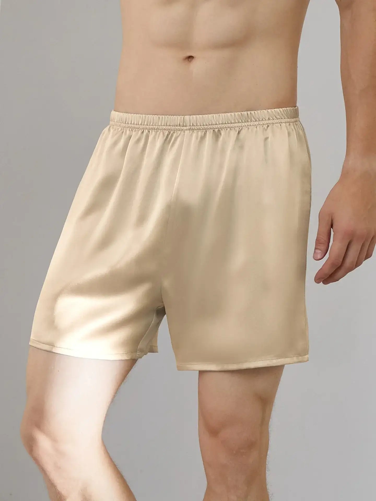 Men's silk shorts
