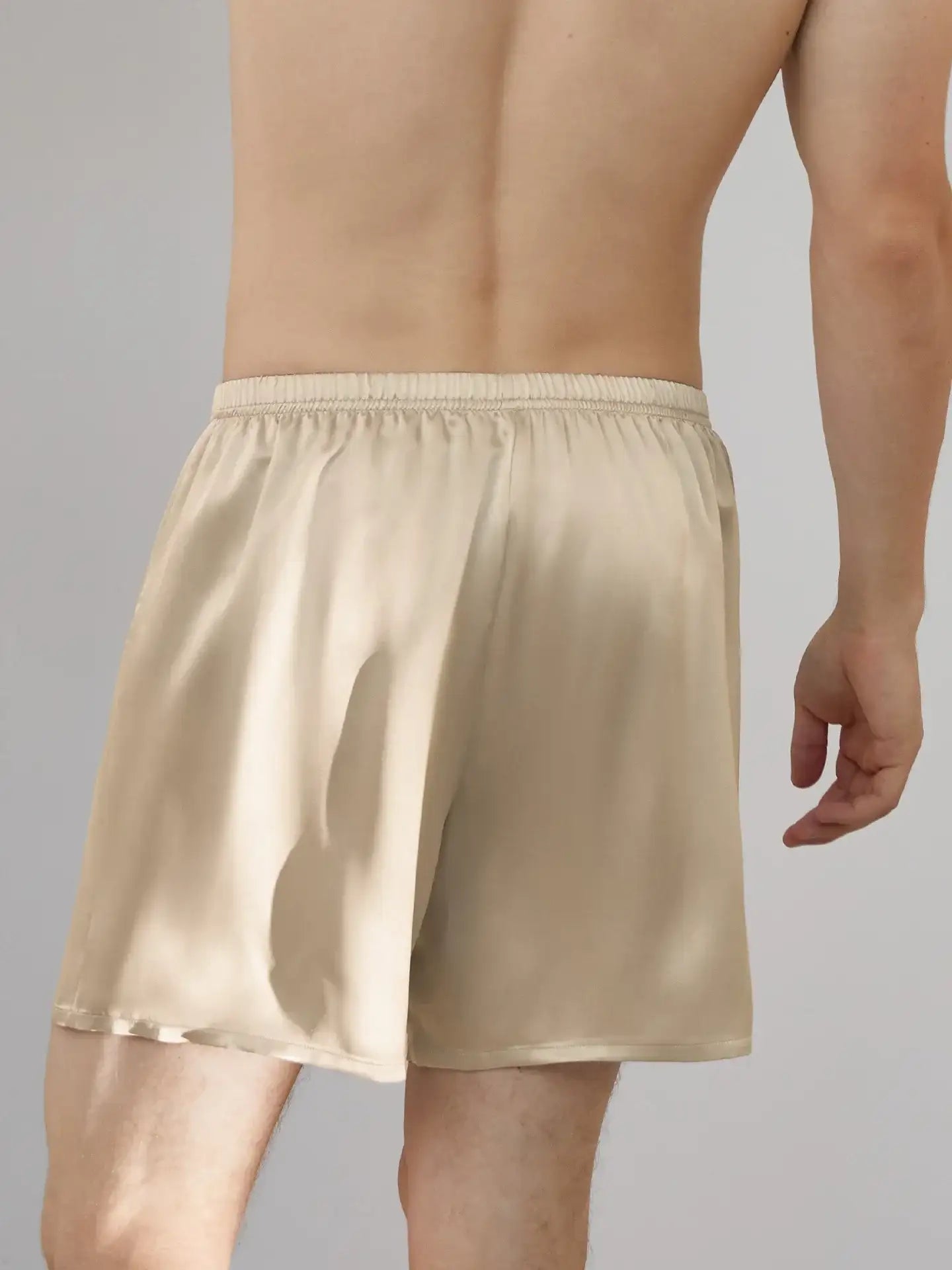 Men's silk shorts