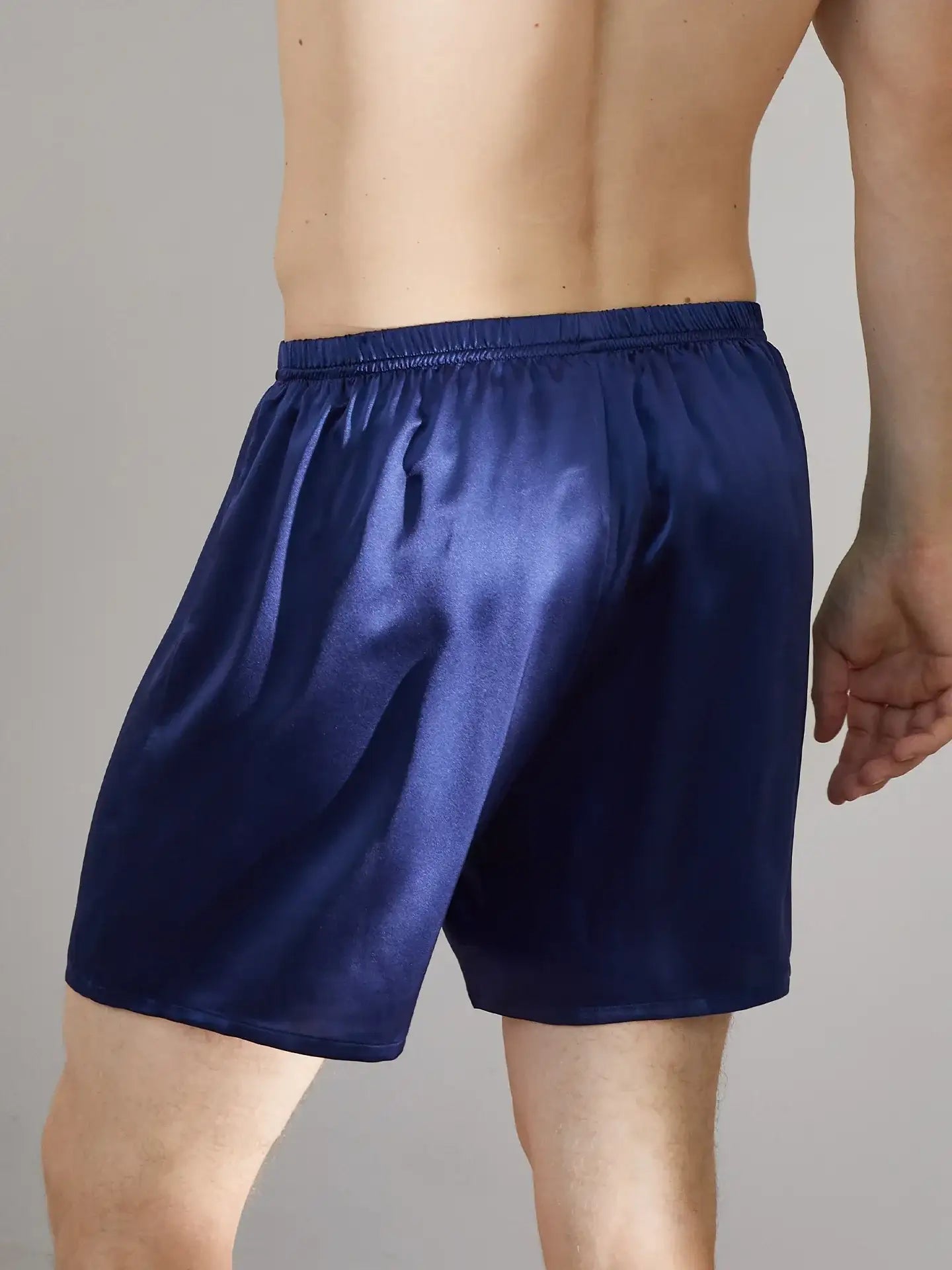 Men's silk shorts