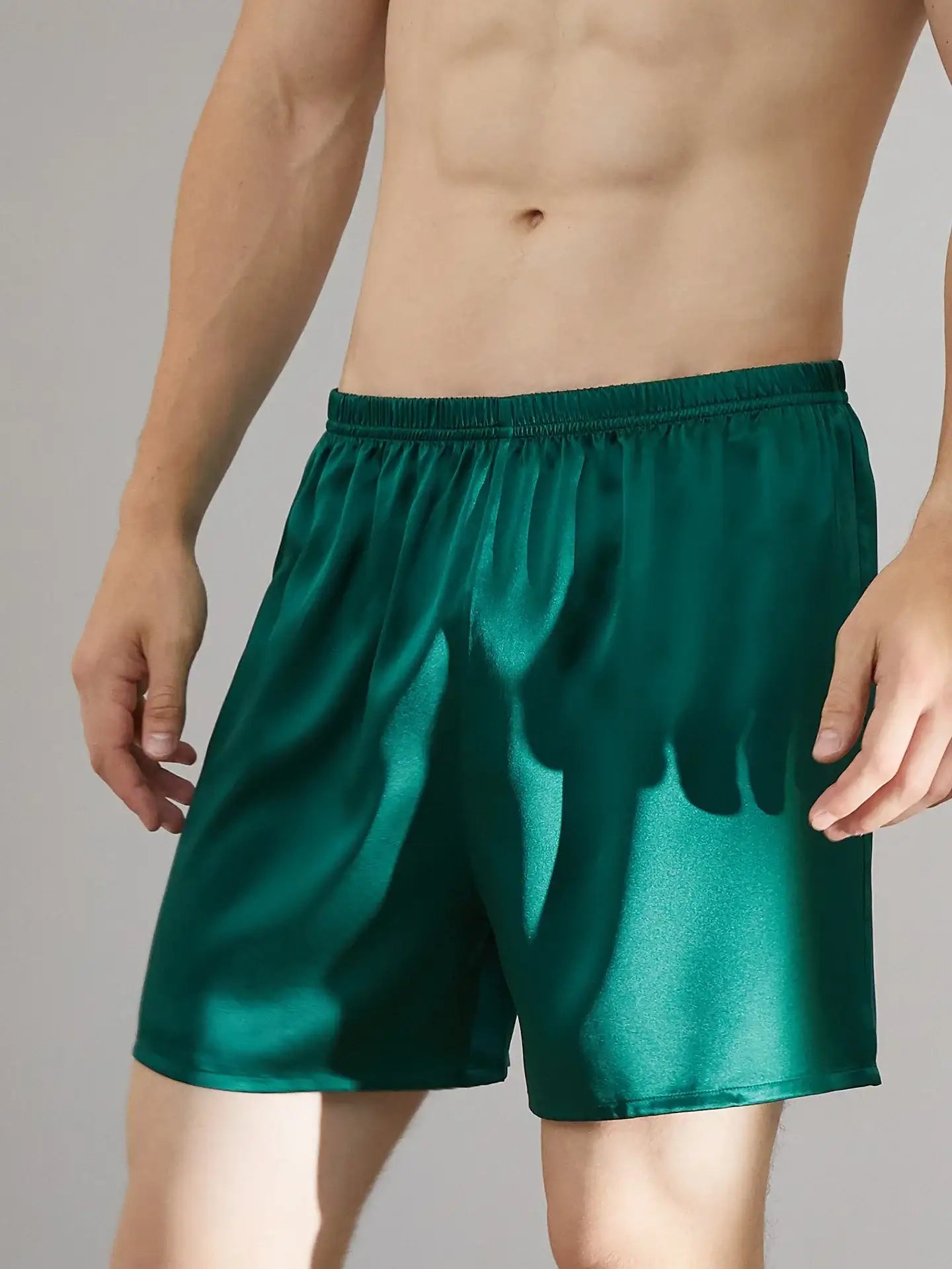 Men's silk shorts