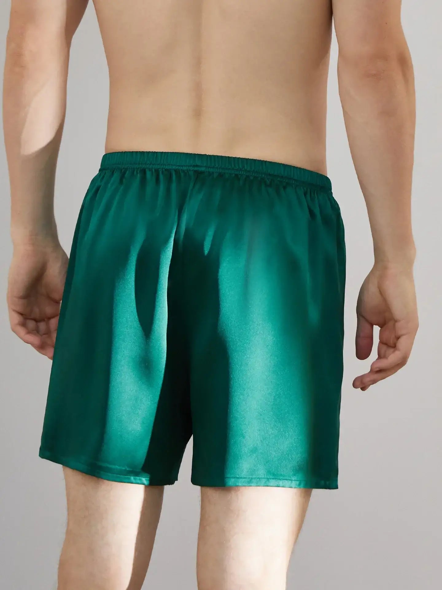 Men's silk shorts