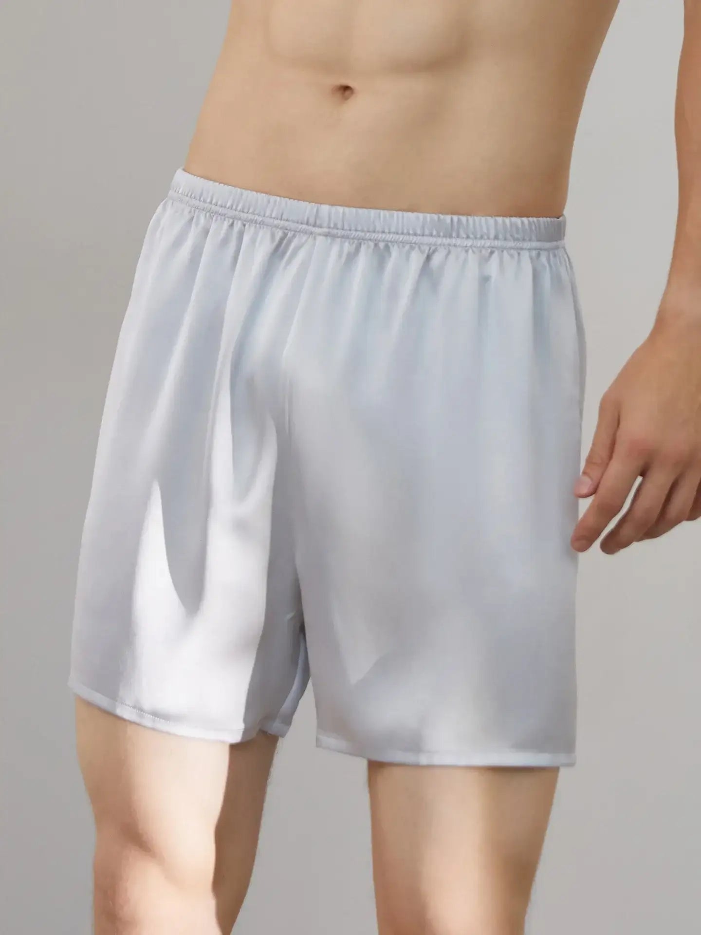 Men's silk shorts