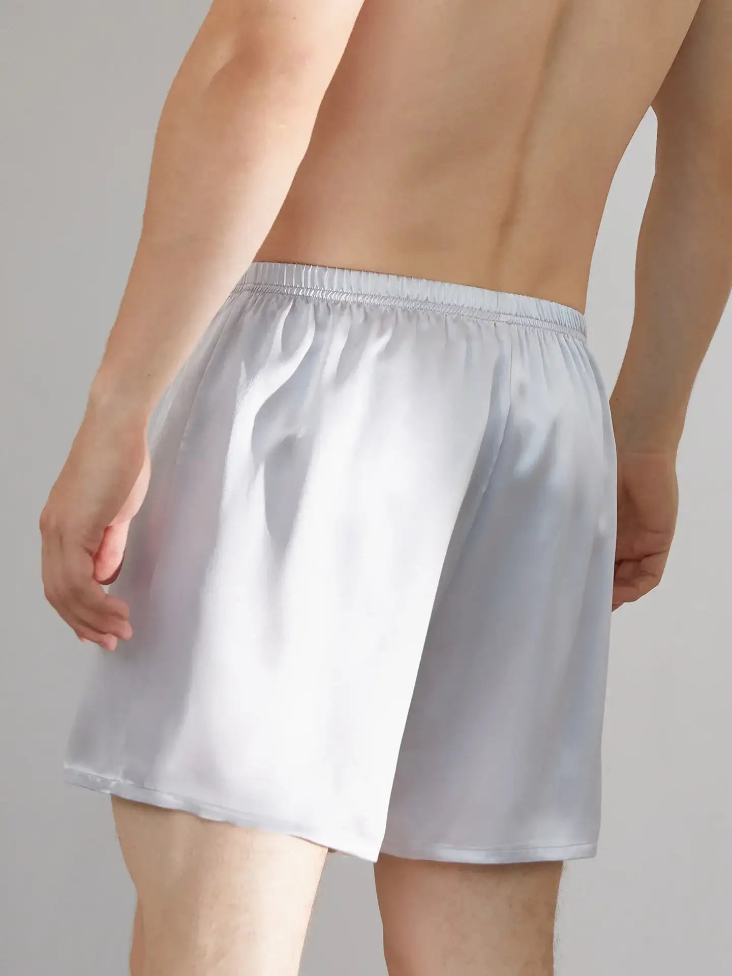 Men's silk shorts