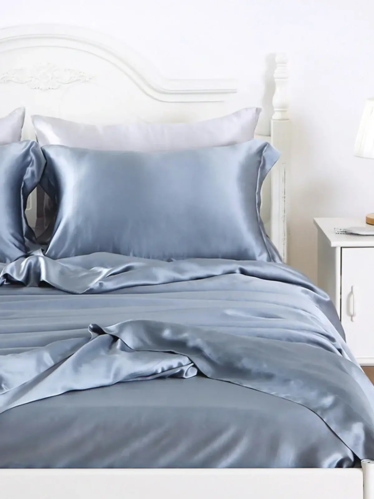 30 Momme 100% Mulberry Silk Fitted Sheet - JANCESILK