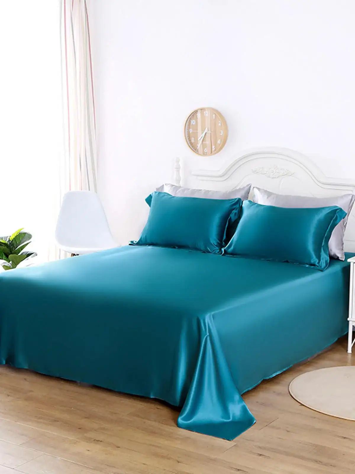 19 Momme Heavyweight Pure Mulberry Silk Flat Sheet - JANCESILK