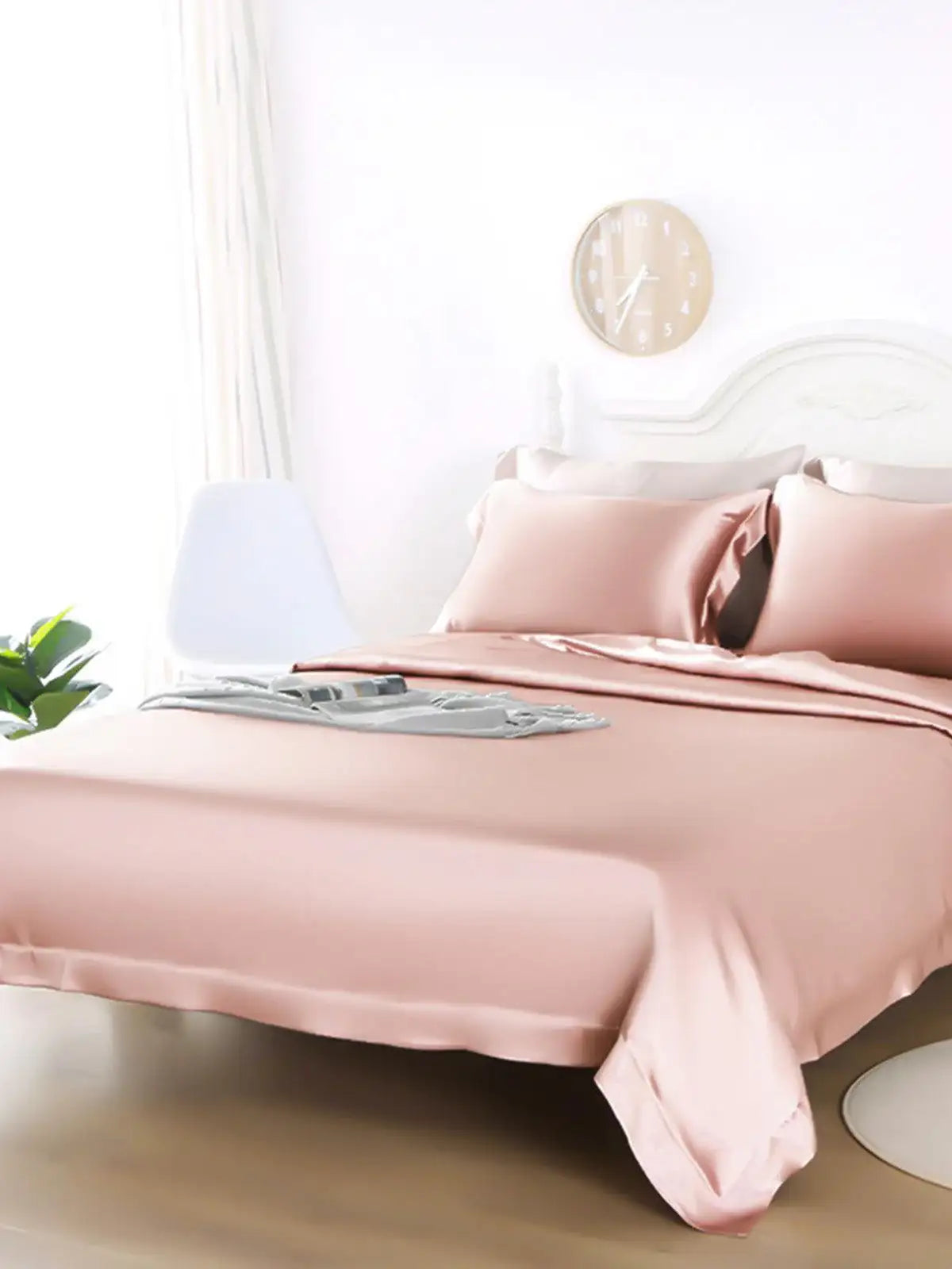 19 Momme Heavyweight Pure Mulberry Silk Flat Sheet - JANCESILK