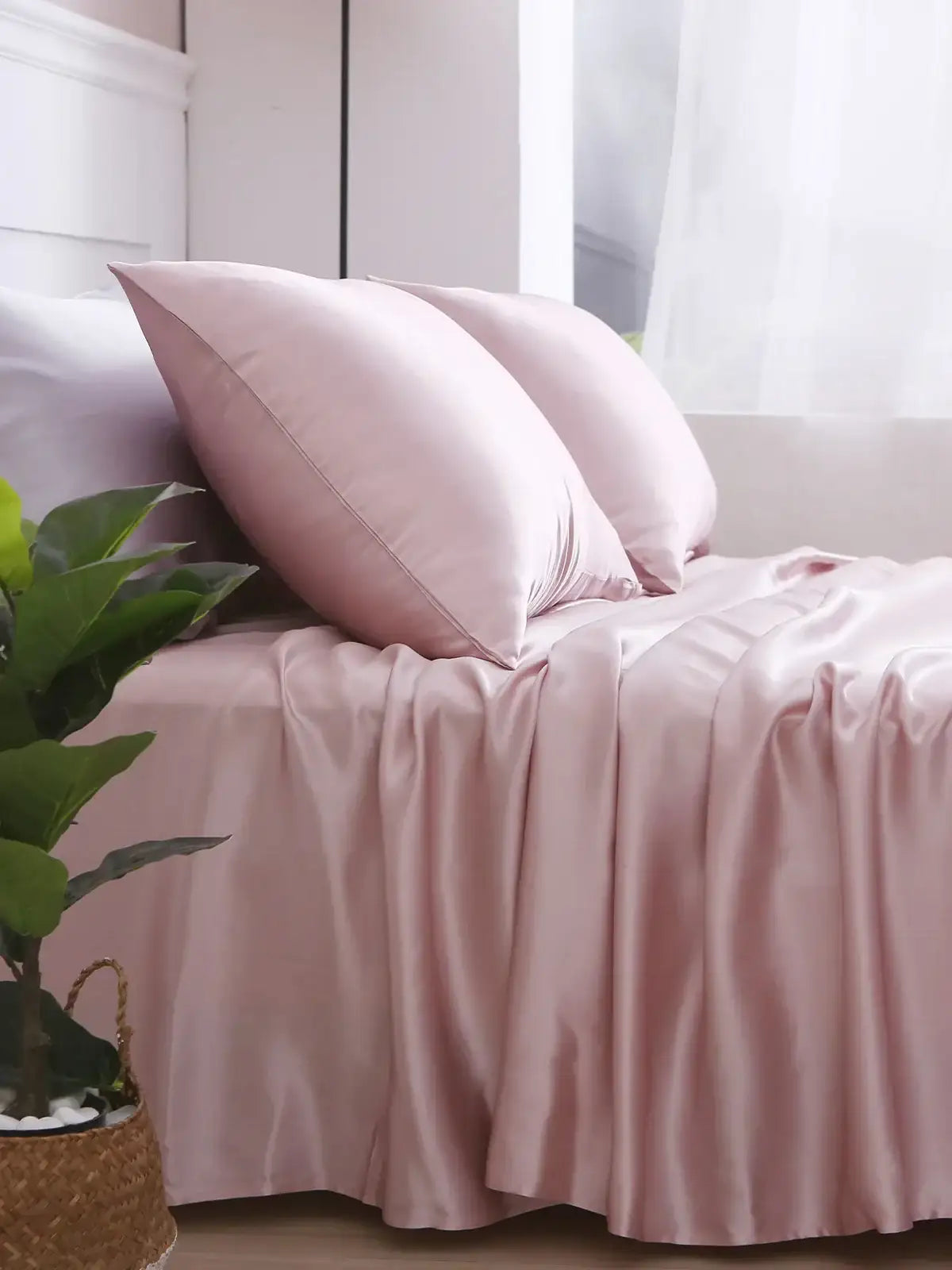 22 Momme Heavyweight Pure Mulberry Silk Flat Sheet - JANCESILK