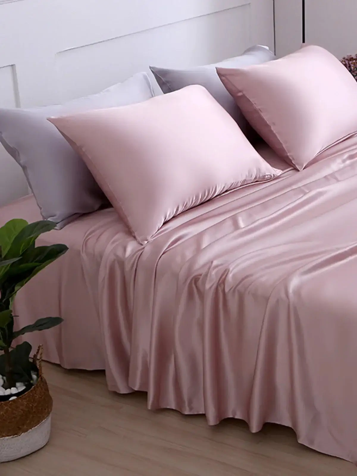 25 Momme Heavyweight Pure Mulberry Silk Bed Sheet - JANCESILK