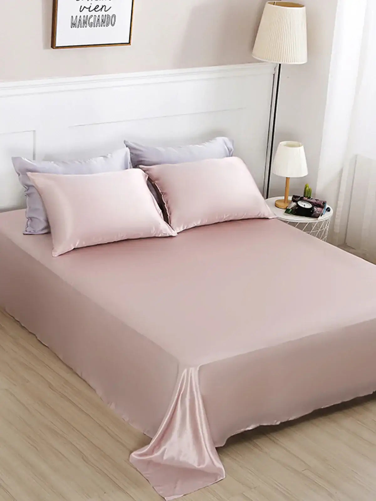 25 Momme Heavyweight Pure Mulberry Silk Bed Sheet - JANCESILK