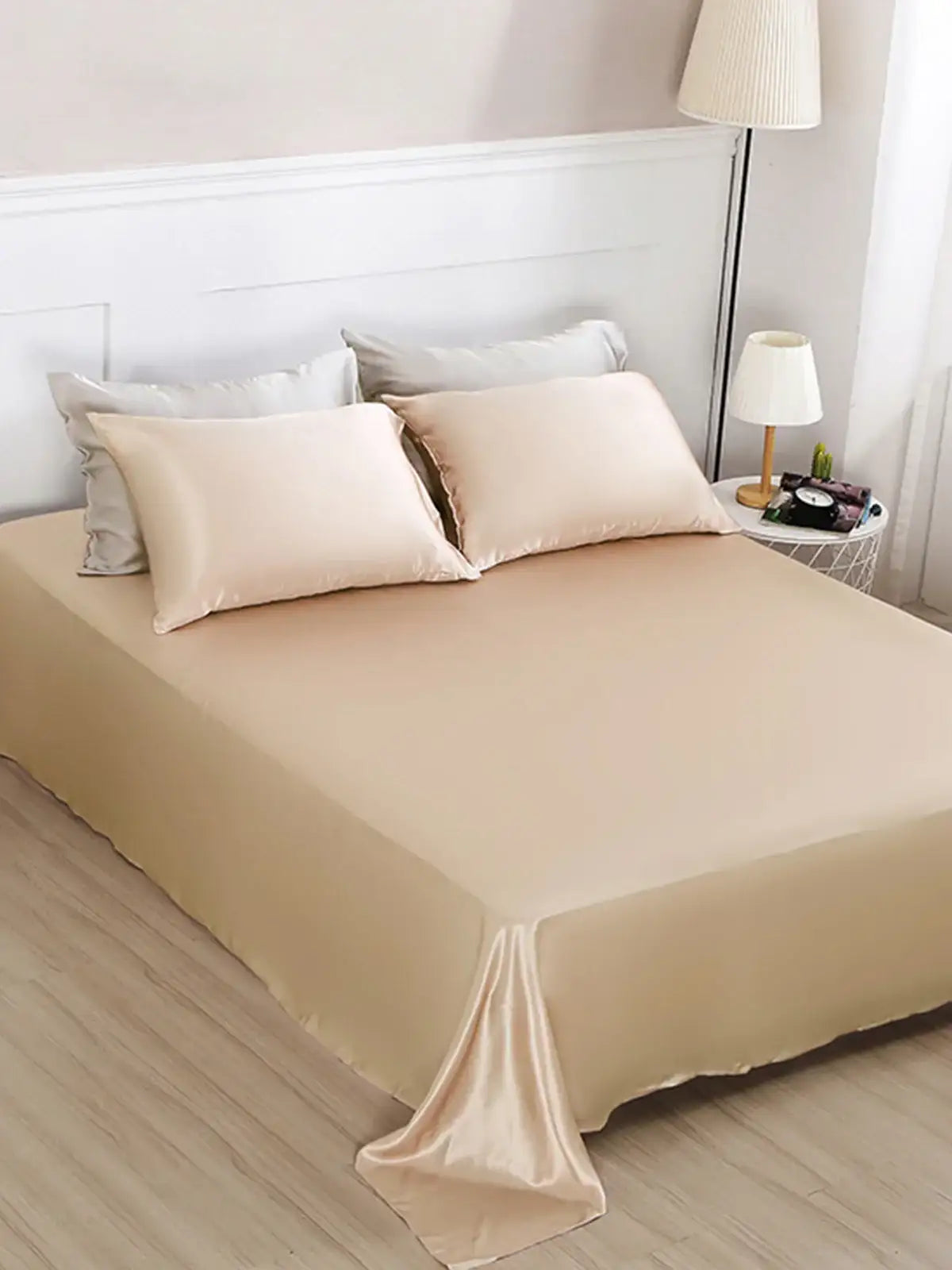 25 Momme Heavyweight Pure Mulberry Silk Bed Sheet - JANCESILK