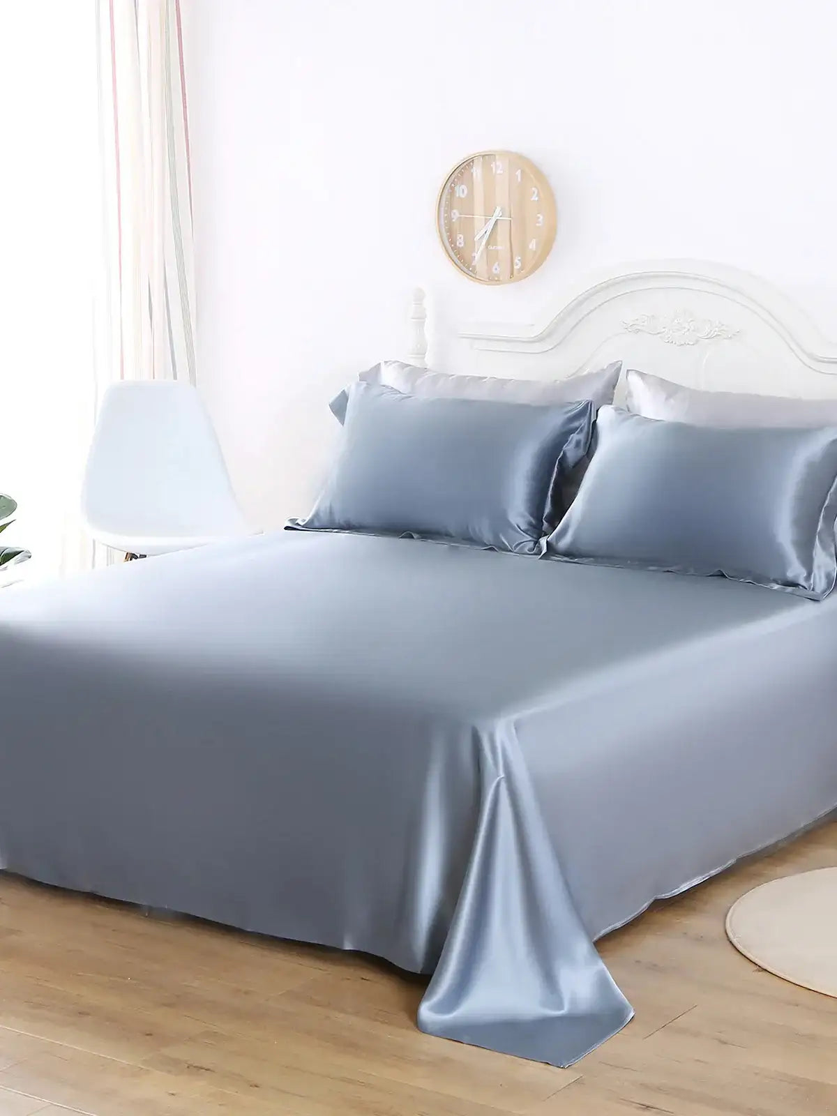 30 Momme Heavyweight Pure Mulberry Silk Bed Sheet - JANCESILK