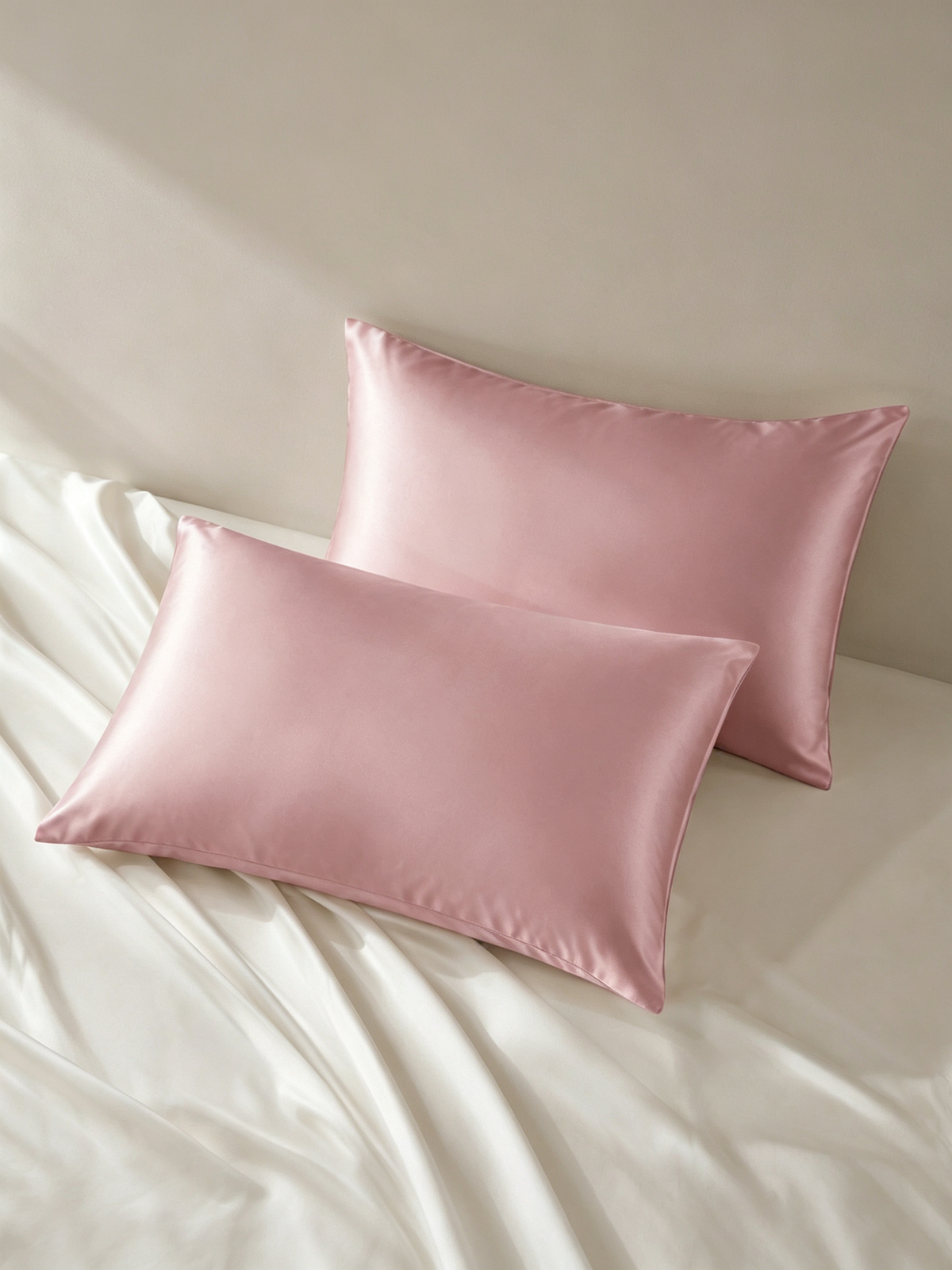 19Momme 100% Mulberry Silk Pillowcase#color_BlushPink