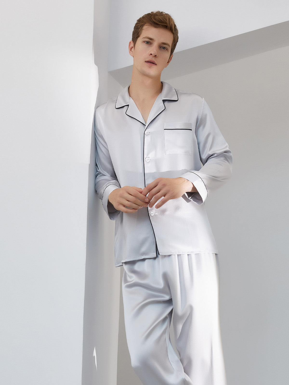 Men's Classic Long Sleeve Trousers Suit