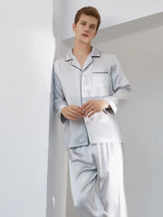 Men's Classic Long Sleeve Trousers Suit - JANCESILK