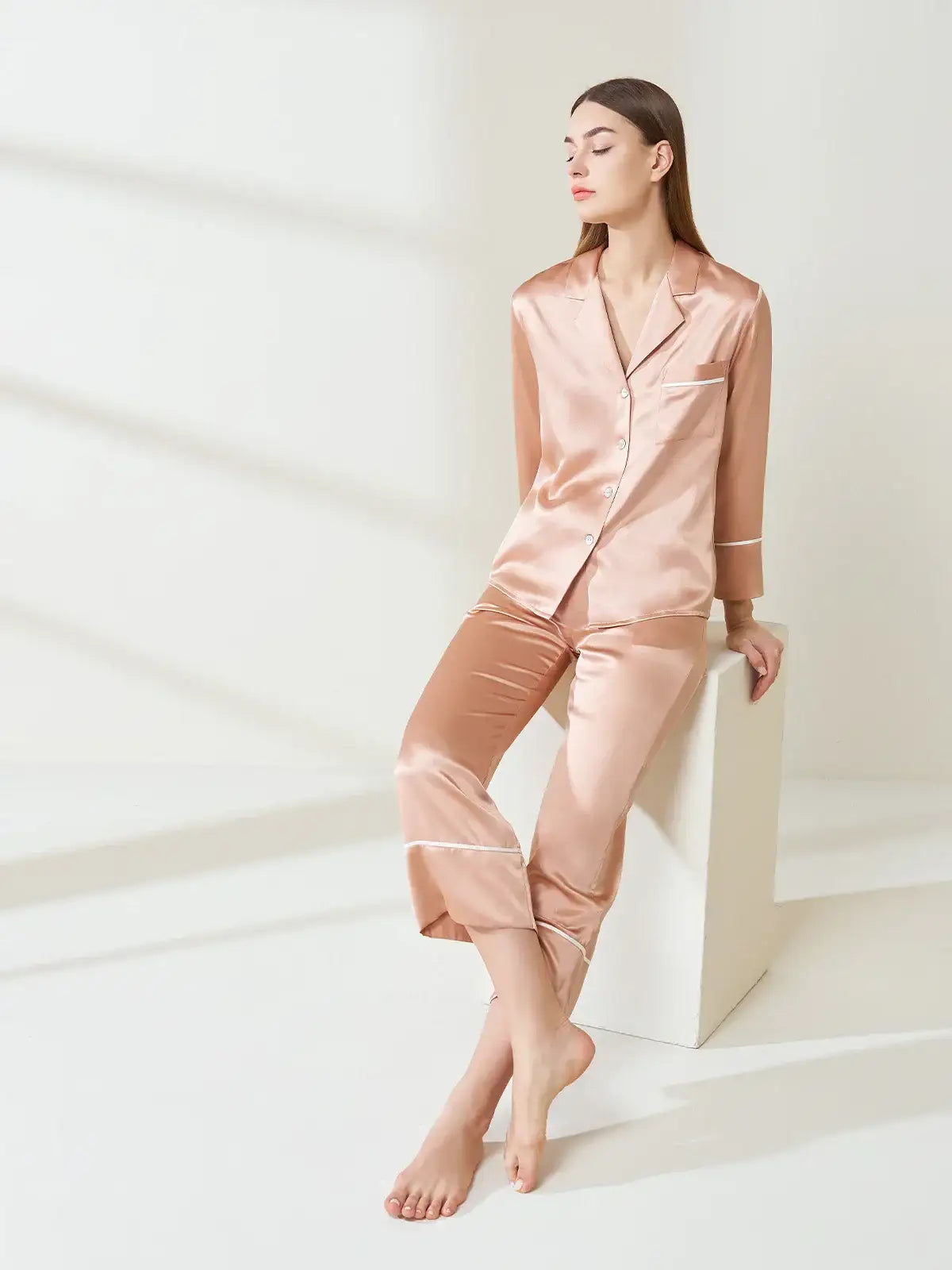Long-sleeved Trousers Casual Suit - JANCESILK