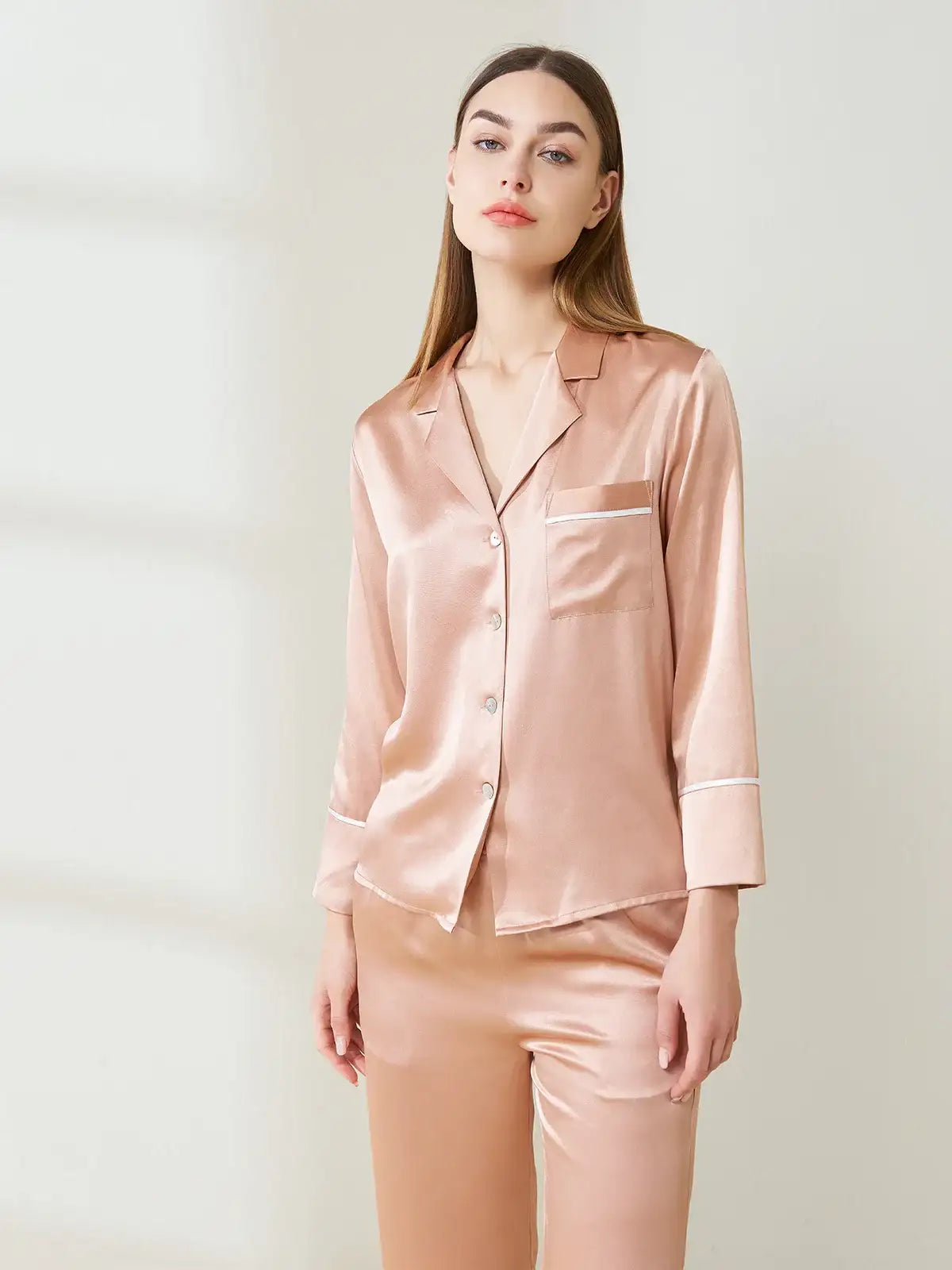 Long-sleeved Trousers Casual Suit - JANCESILK