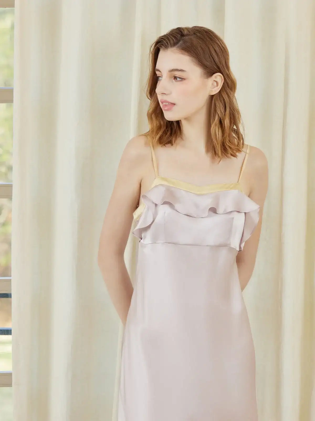 Sexy hollow back suspender skirt - JANCESILK