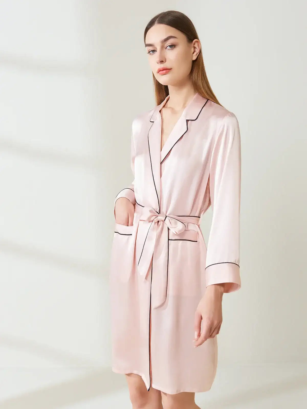 Silk Pocket Robe - JANCESILK