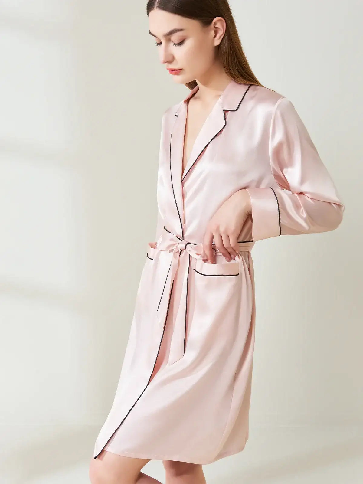 Silk Pocket Robe - JANCESILK
