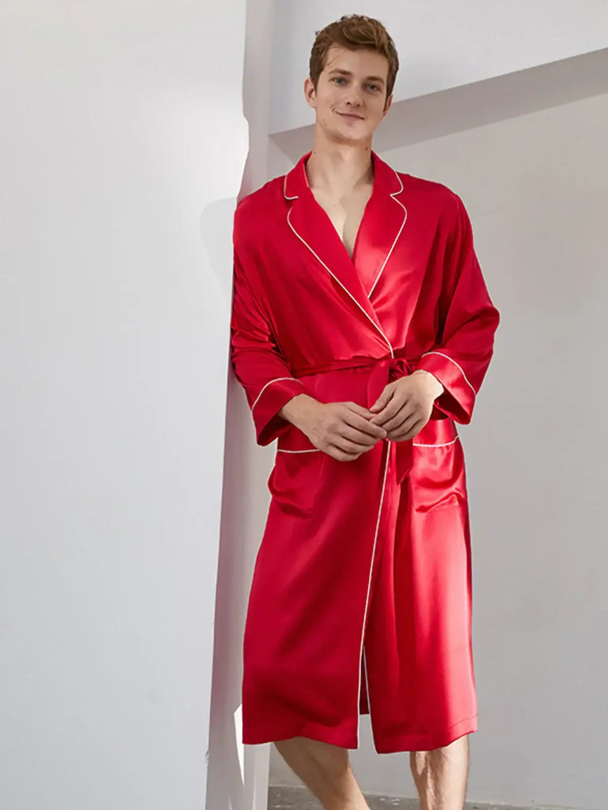 Heavyweight Classic Men's Robe - JANCESILK