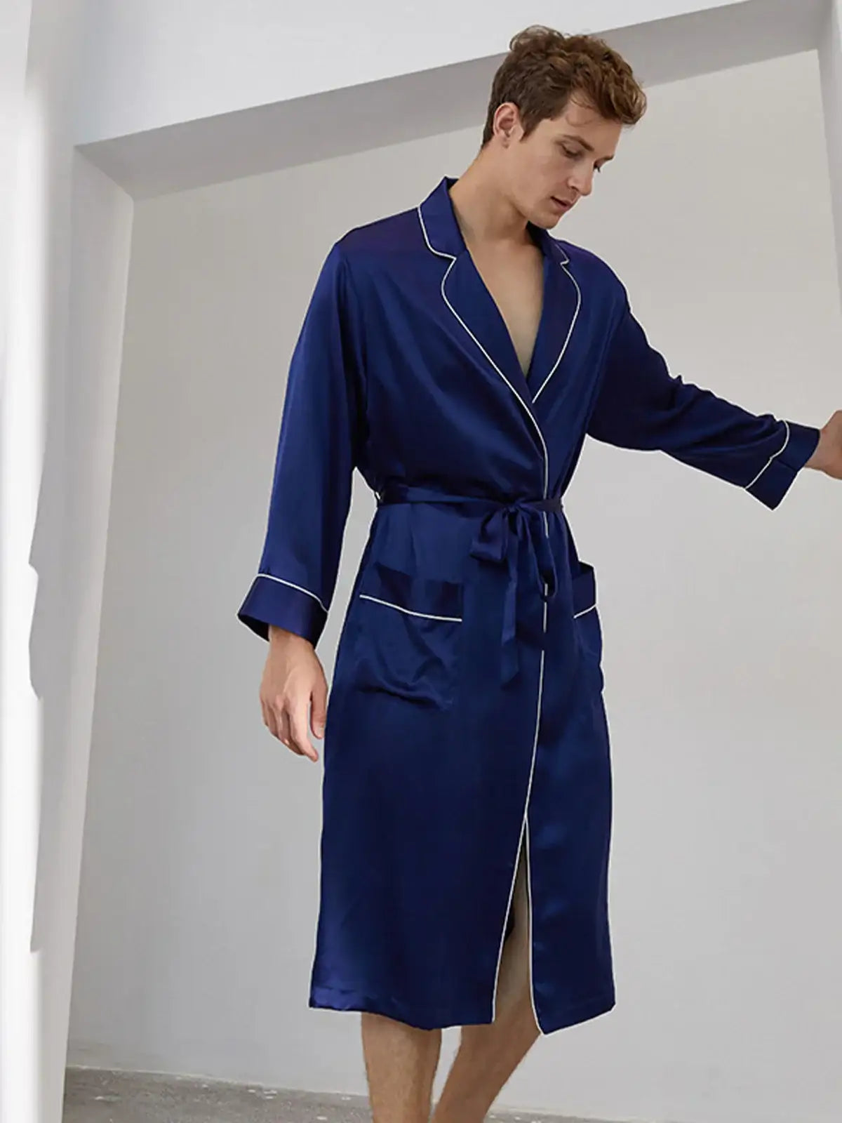 Heavyweight Classic Men's Robe - JANCESILK