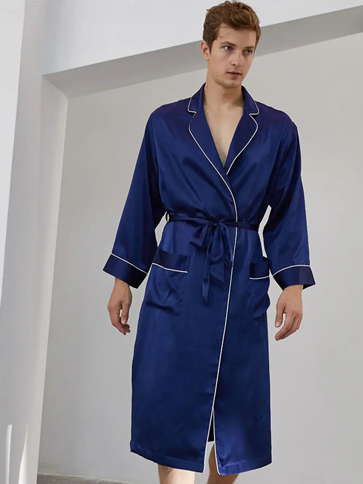 Heavyweight Classic Men's Robe - JANCESILK