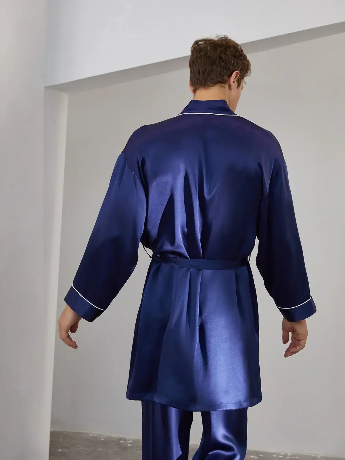Men's robe and trousers set - JANCESILK