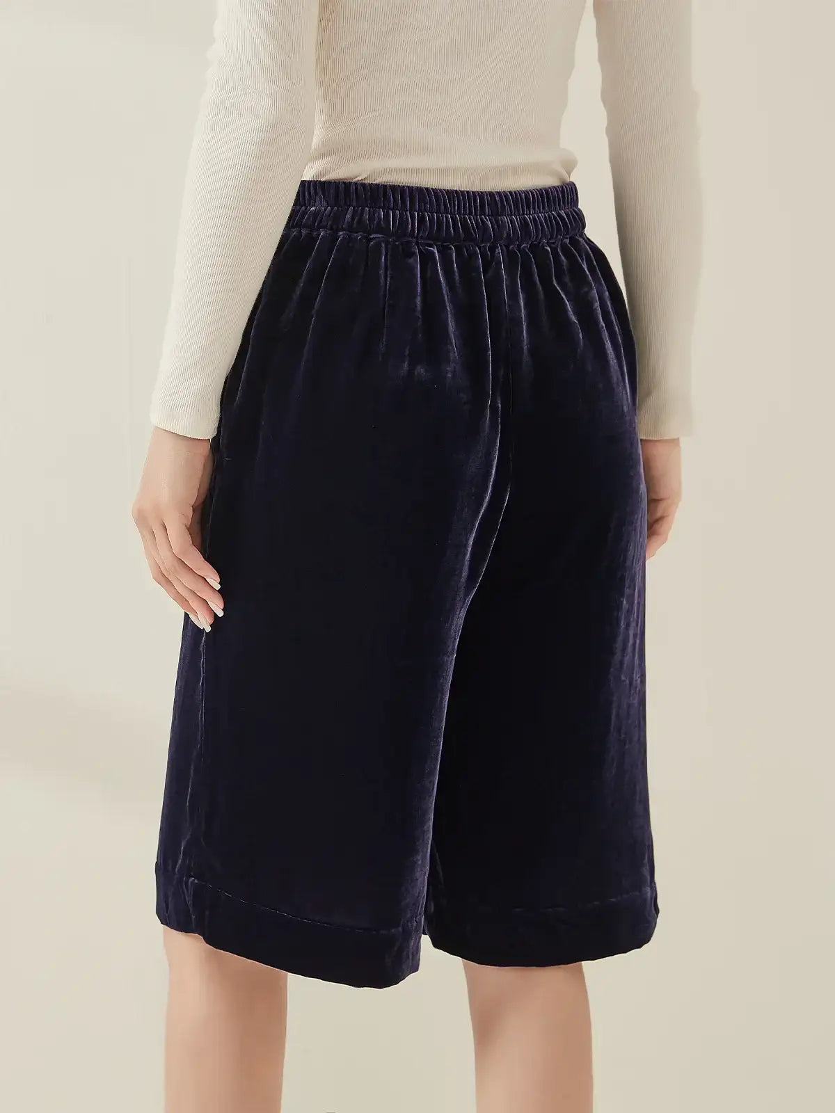 Silk Velvet Shorts - JANCESILK
