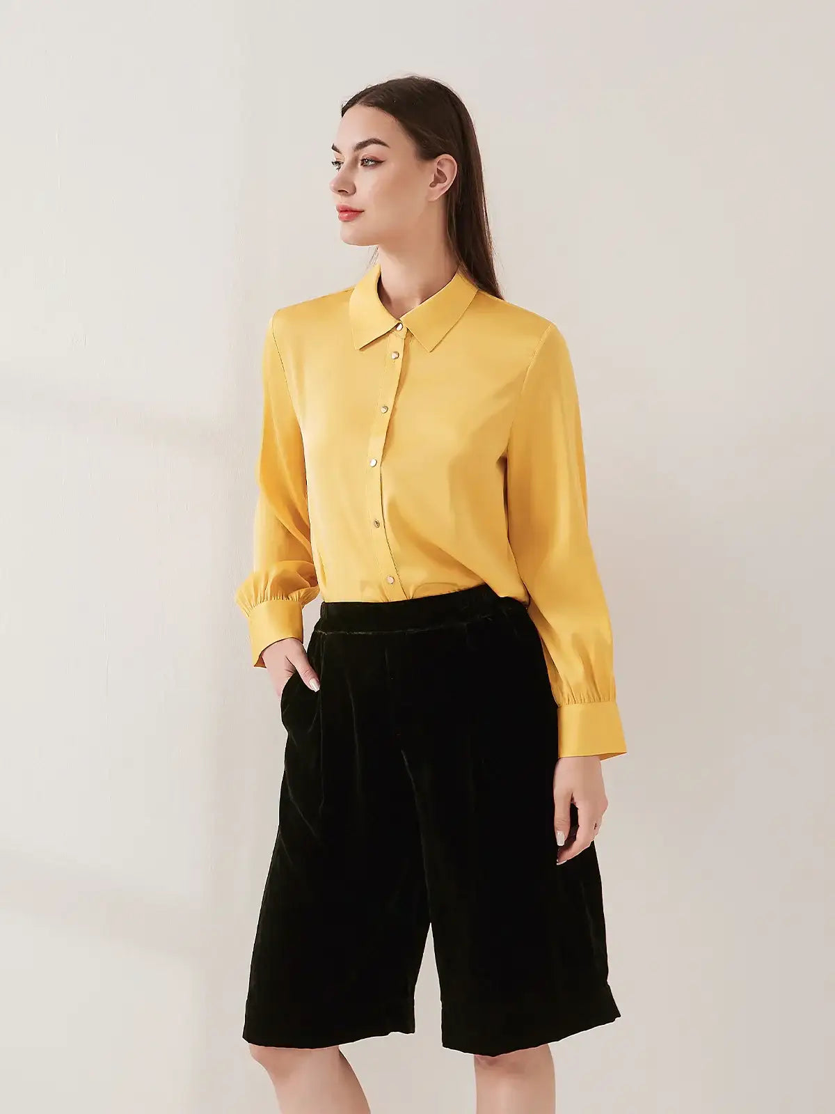 Silk Velvet Shorts - JANCESILK
