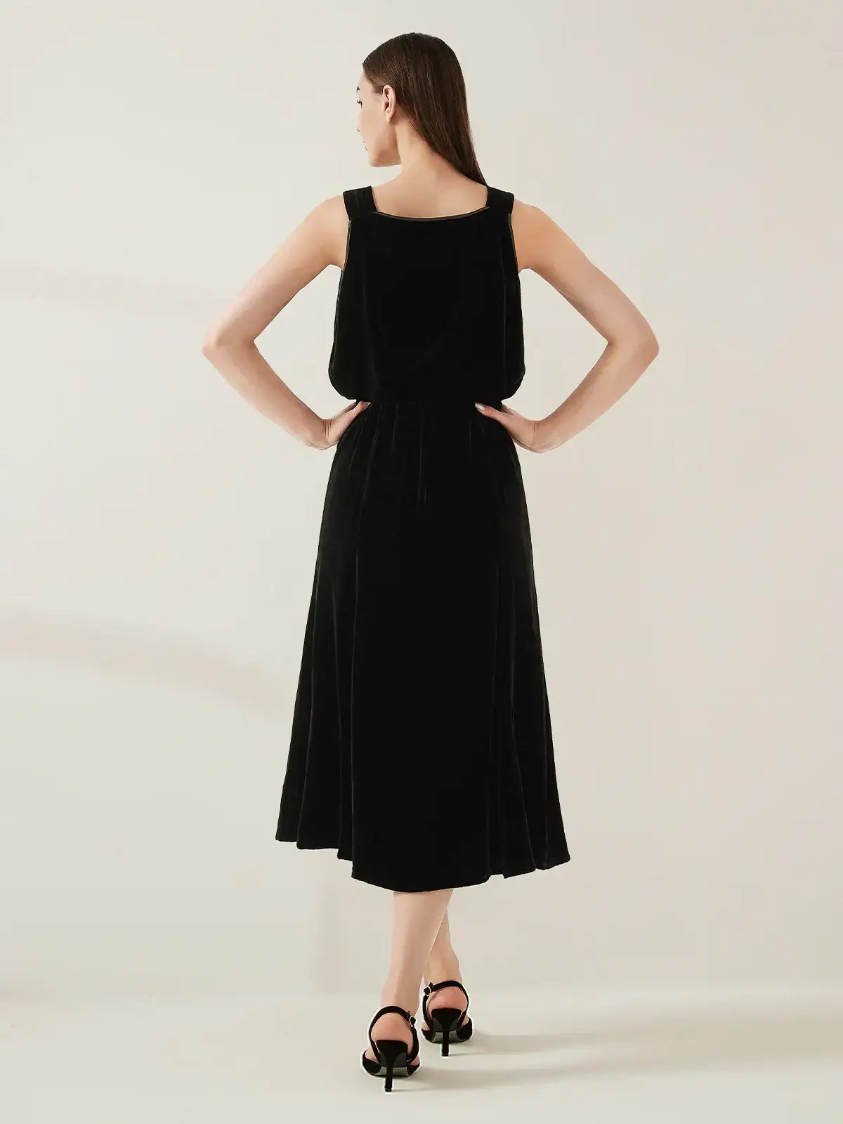 Silk Velvet Maxi Skirt - JANCESILK