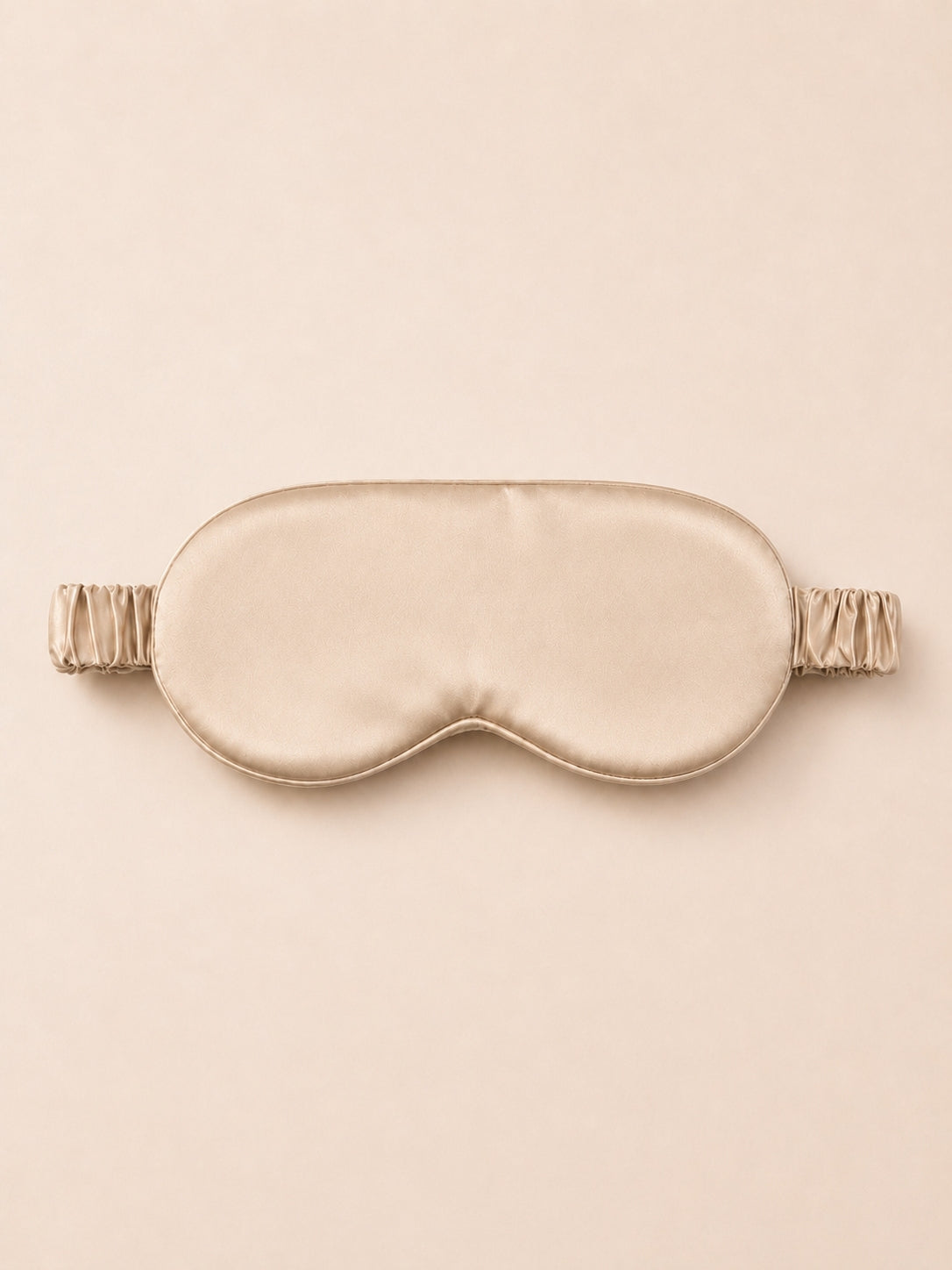 19 Momme 100% Mulberry Silk Sleep Eye Mask with Elastic Band#color_light_brown_5