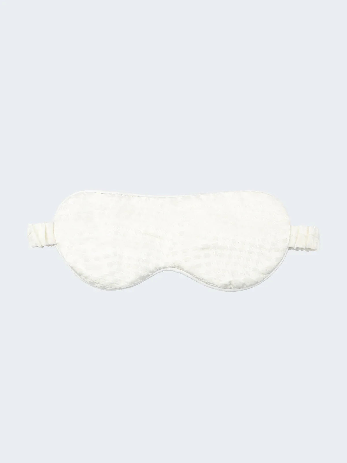 Houndstooth Silk Jacquard Eye Mask - JANCESILK