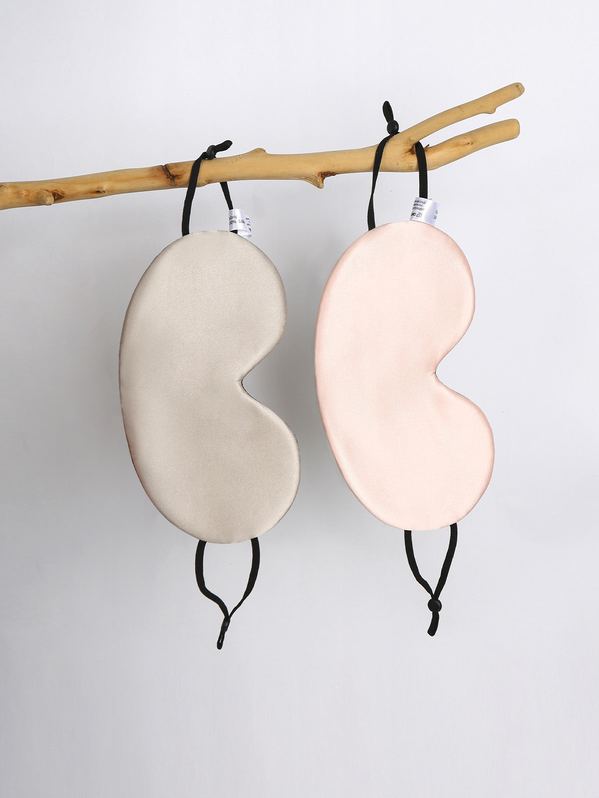 Ultra-thin ear-hanging silk eye mask