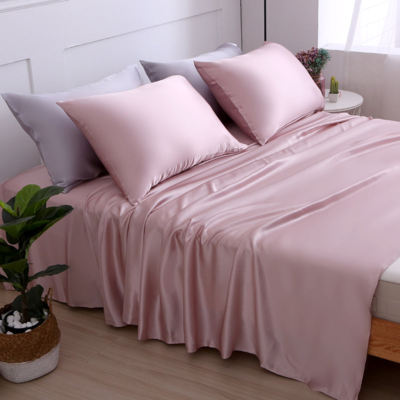 Heavyweight pure mulberry silk bed sheets