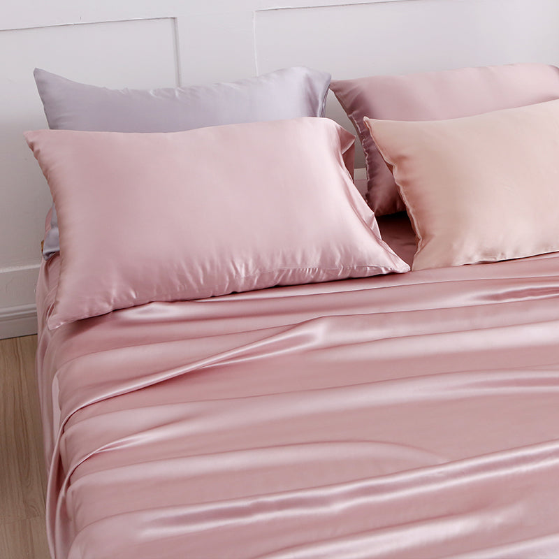 Heavyweight pure mulberry silk bed sheets