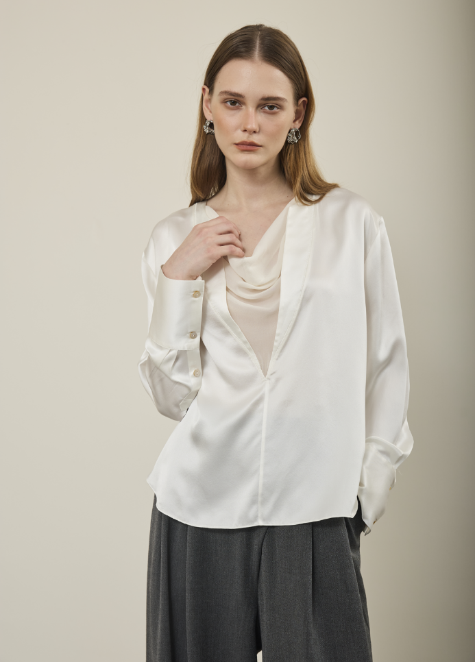 Starlit Sonata Silk Dress