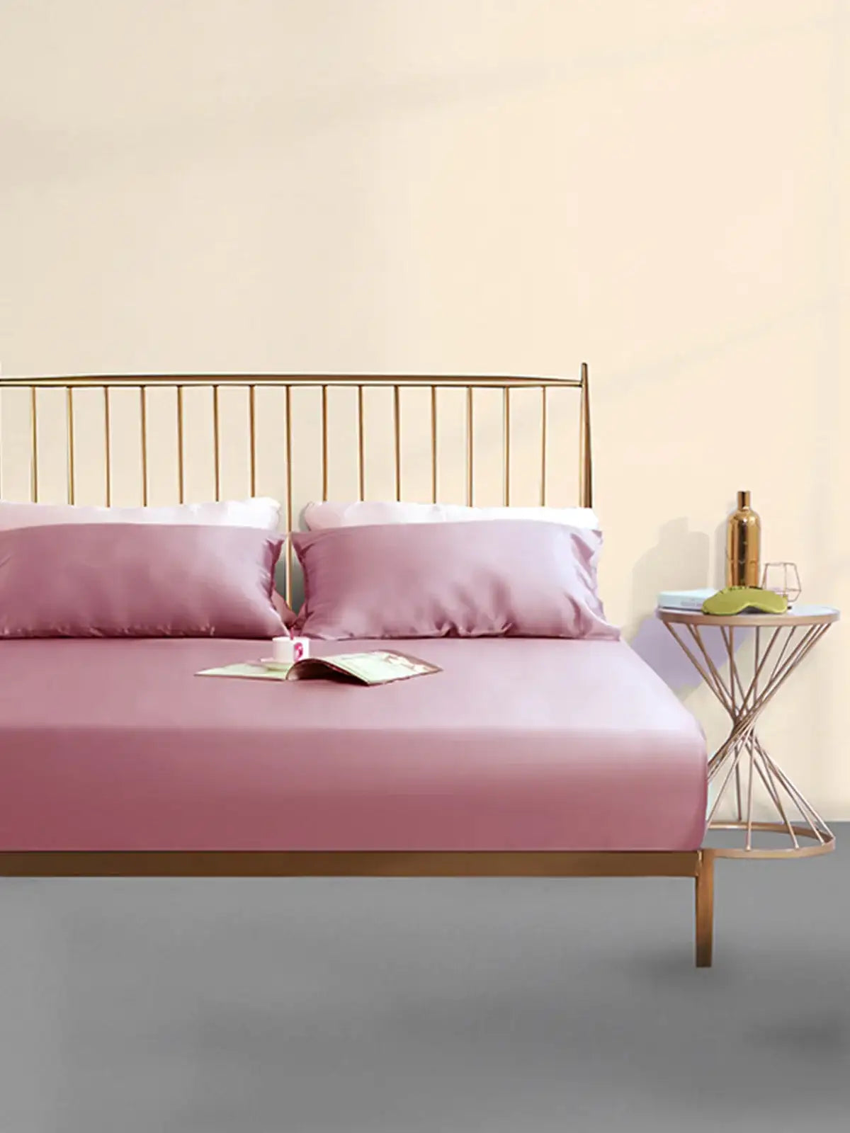 30 Momme 100% Mulberry Silk Fitted Sheet - JANCESILK