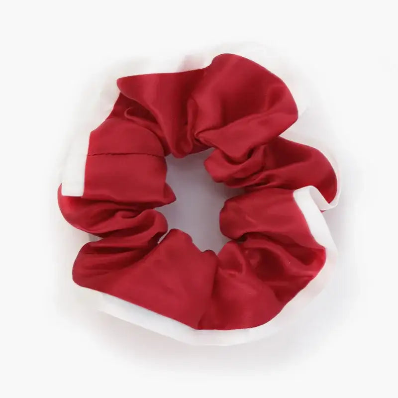 Contrast Color Silk Scrunchies - JANCESILK