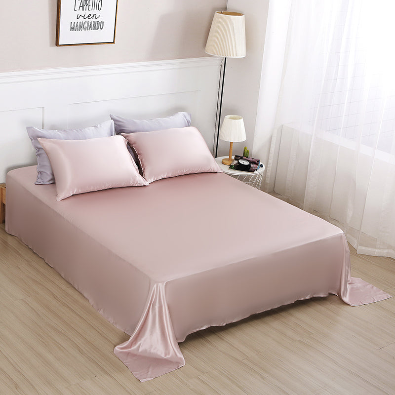 Heavyweight pure mulberry silk bed sheets