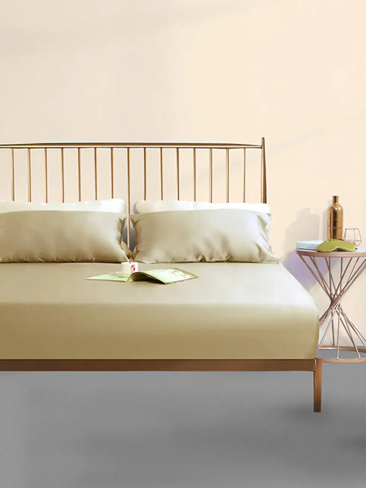 19 Momme 100% Mulberry Silk Fitted Sheet - JANCESILK