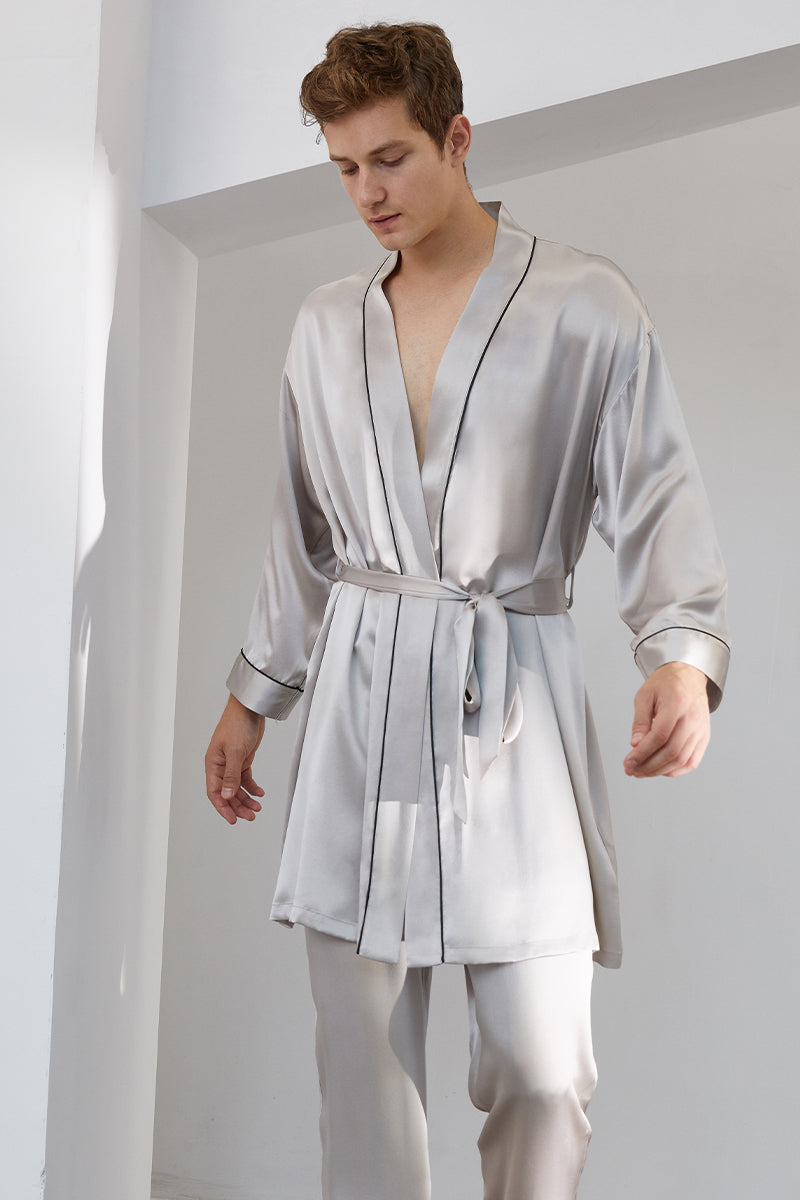 Men's robe and trousers set