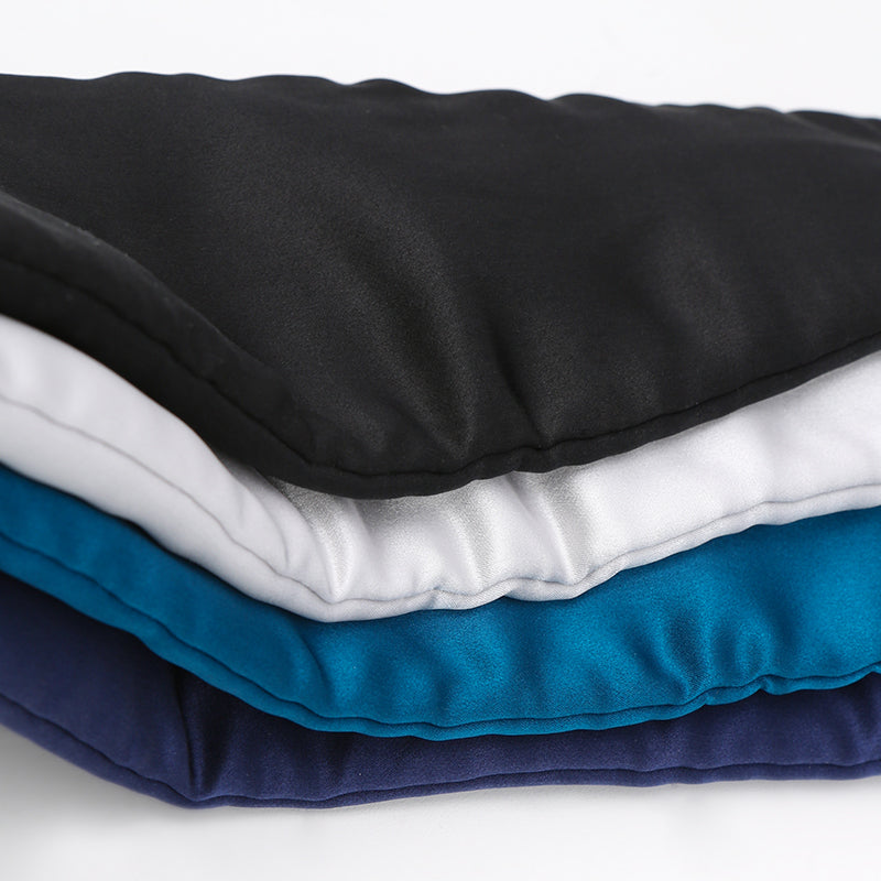 Wraparound silk eye mask