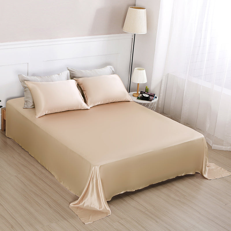 Heavyweight pure mulberry silk bed sheets