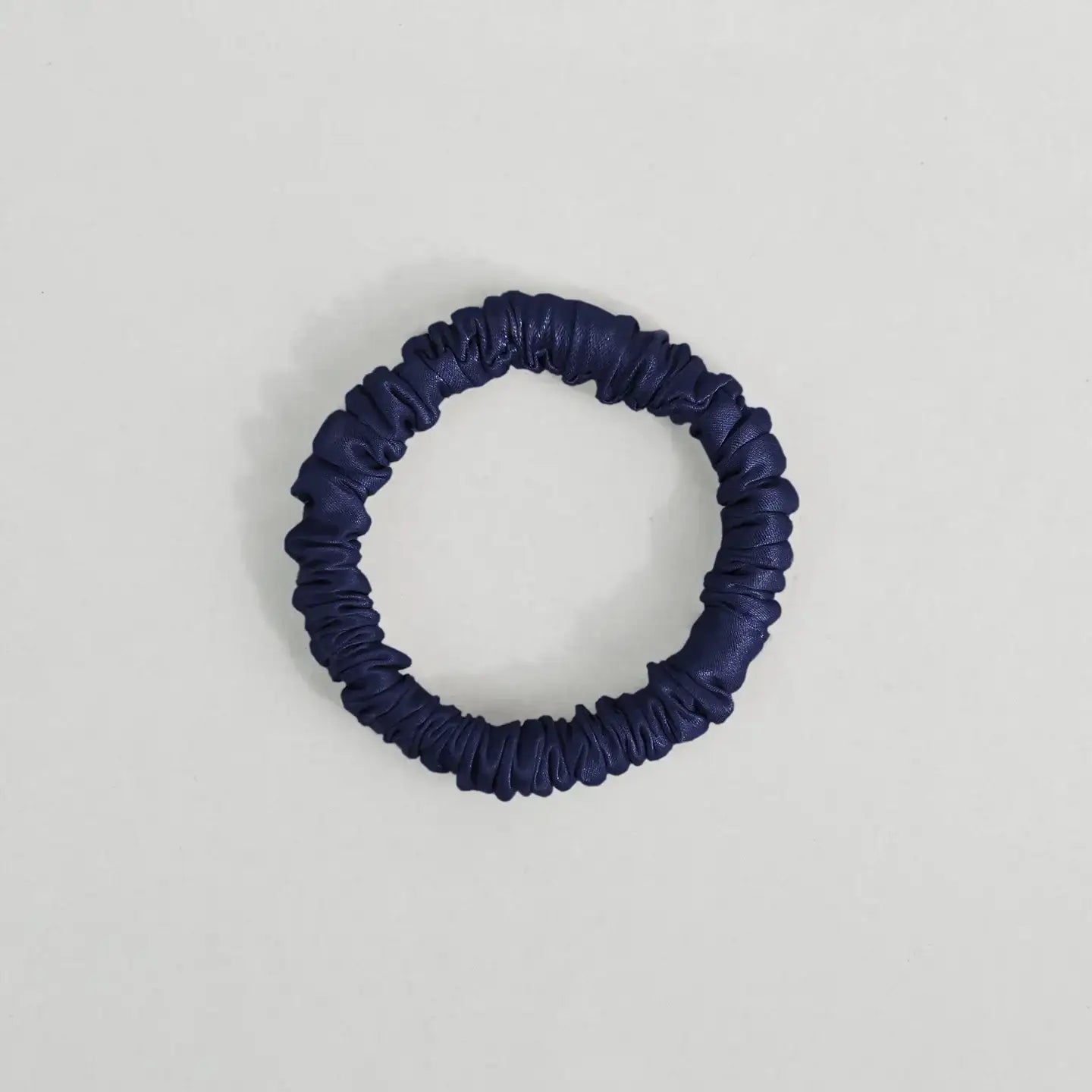 22 Momme 1CM Shiny Silk Scrunchies - JANCESILK