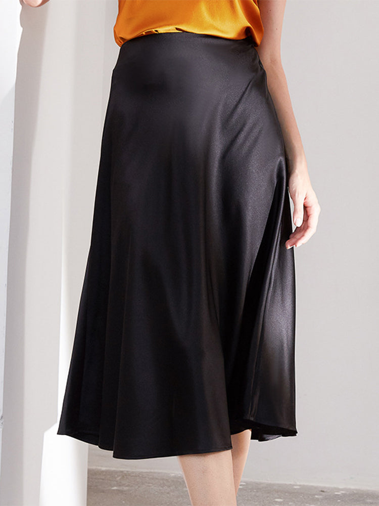 Silk Maxi Skirt